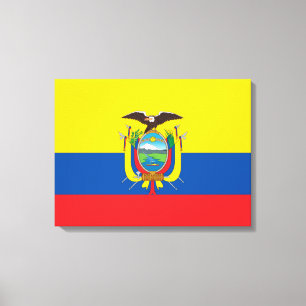 Lienzo Bandera de Ecuador