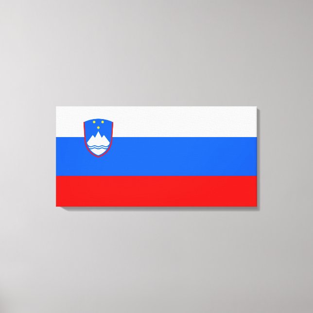 Lienzo Bandera de Eslovenia (Anverso)