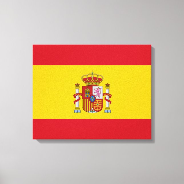 Lienzo Bandera de España (Anverso)