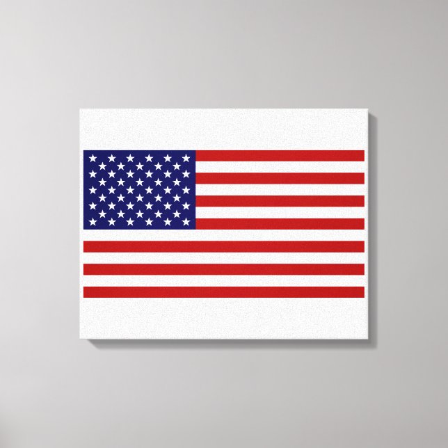 Lienzo Bandera de Estados Unidos (Anverso)