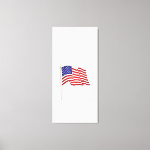 Lienzo Bandera de Estados Unidos Zazzle_Growshop.