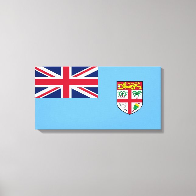 Lienzo Bandera de Fiji (Fiji) (Anverso)