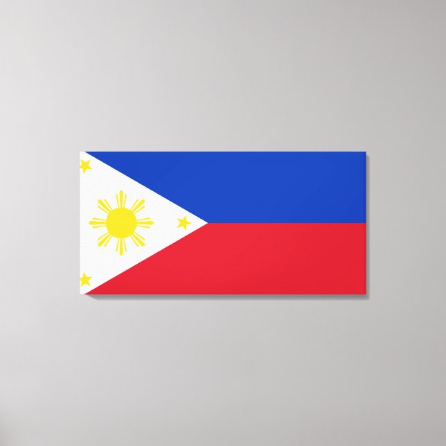 Lienzo Bandera de Filipinas (Anverso)