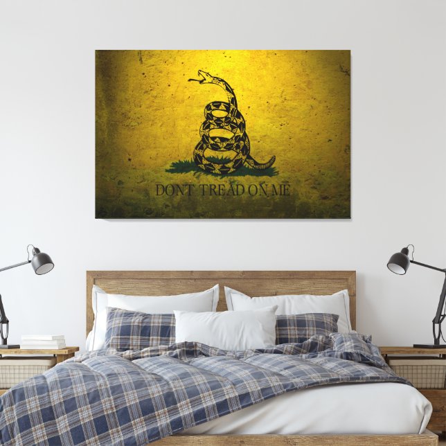 Lienzo Bandera de Gadsden (Insitu(Dormitorio))