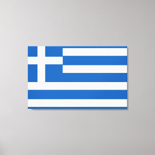 Lienzo Bandera de Grecia
