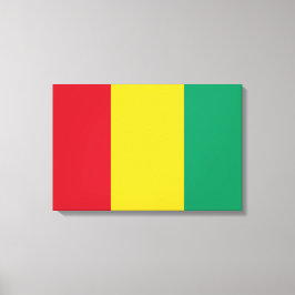 Lienzo Bandera de Guinea (país africano)
