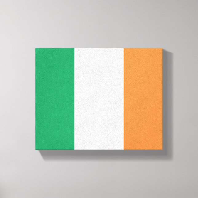 Lienzo Bandera de Irlanda (Anverso)