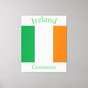 Lienzo Bandera de Irlanda Thunder_Cove