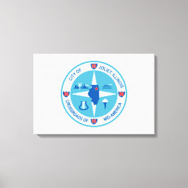 Lienzo Bandera de Joliet (Illinois)