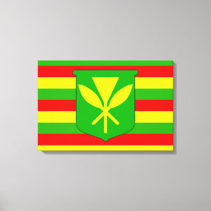 Lienzo Bandera de Kanaka Maoli