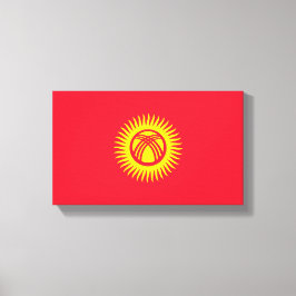 Lienzo Bandera de Kirguistán