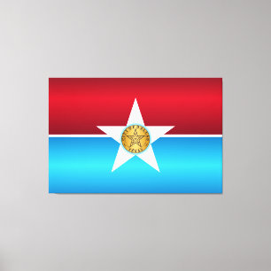 Lienzo Bandera de la ciudad de Dallas