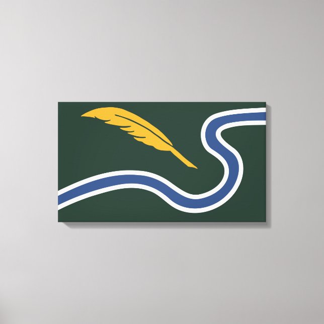 Lienzo Bandera de la ciudad de Northampton (Massachusetts (Anverso)