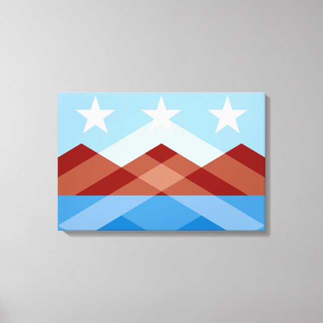 Lienzo Bandera de la ciudad de Peoria (Arizona) (Anverso)