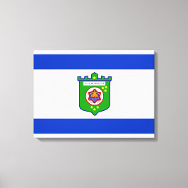 Lienzo Bandera de la ciudad de Tel Aviv (Israel)