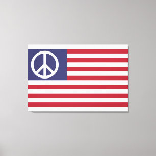 Lienzo Bandera de la Paz de los Estados Unidos