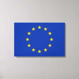 Lienzo Bandera de la Unión Europea (UE) (Europa)