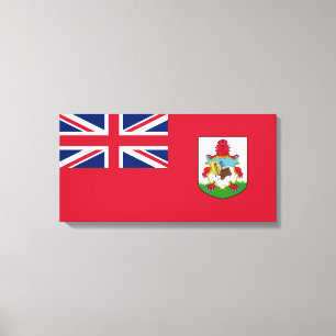 Lienzo Bandera de las Bermudas (Bermudas) (Islas del Cari