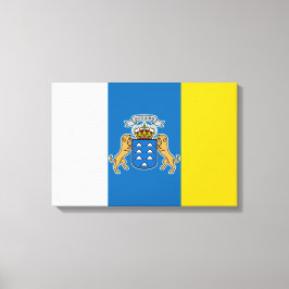Lienzo Bandera de las Islas Canarias (Canarias) (Canarias