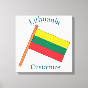 Lienzo Bandera de Lituania Thunder_Cove