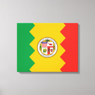 Lienzo Bandera de Los Ángeles (California, Estados Unidos