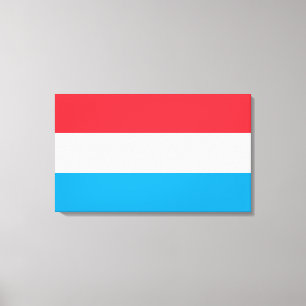 Lienzo Bandera de Luxemburgo
