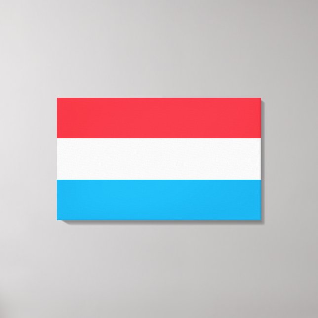 Lienzo Bandera de Luxemburgo (Anverso)