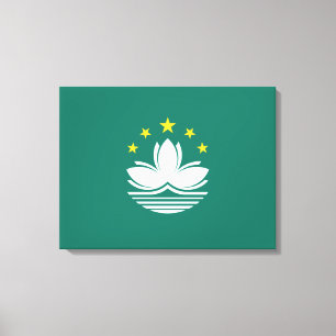 Lienzo Bandera de Macao (región china)