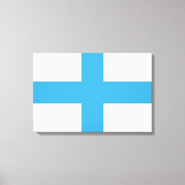 Lienzo Bandera de Marsella (Francia) (Anverso)