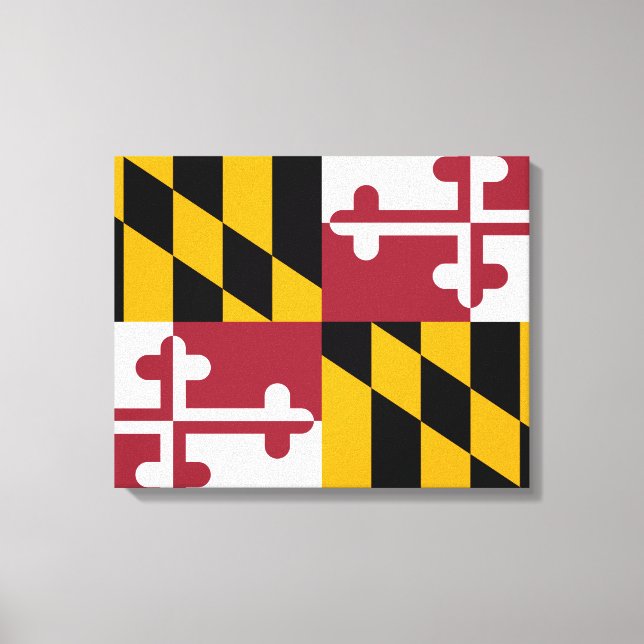 Lienzo Bandera de Maryland (Anverso)