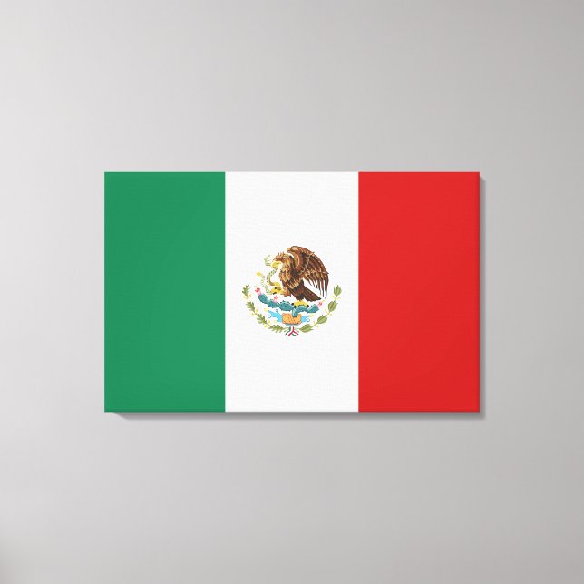 Lienzo Bandera de México (Anverso)