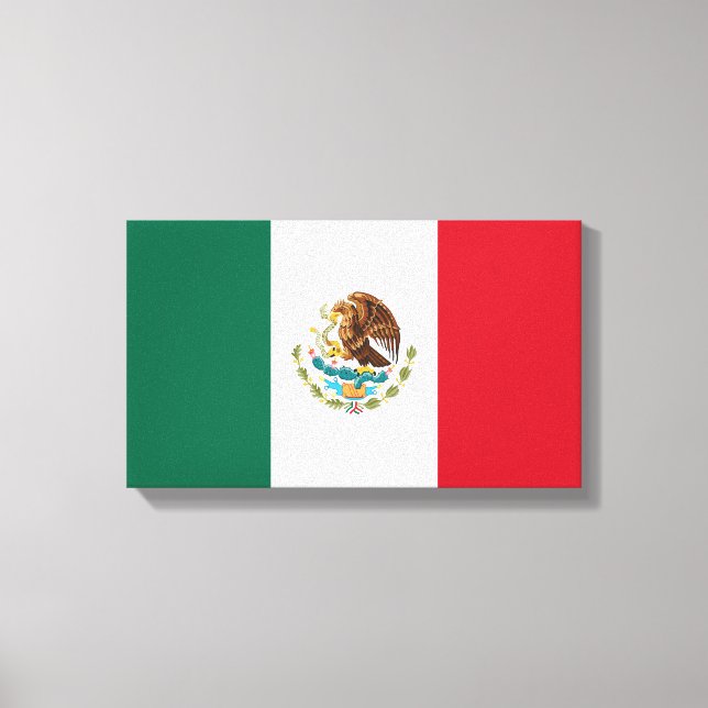 Lienzo Bandera de México (Anverso)