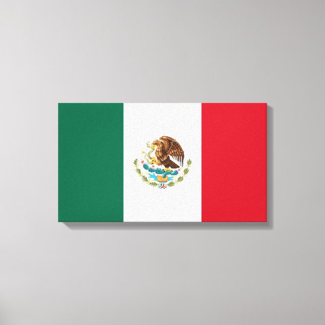 Lienzo Bandera de México (México) (Anverso)
