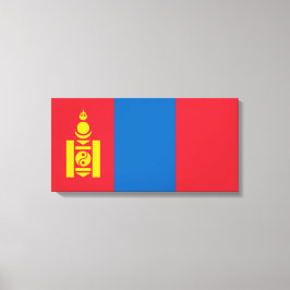 Lienzo Bandera de Mongolia