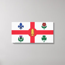 Lienzo Bandera de Montreal (Quebec, Canadá)