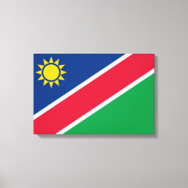 Lienzo Bandera de Namibia (África meridional)