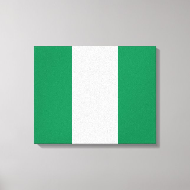 Lienzo Bandera de Nigeria (Anverso)