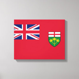 Lienzo Bandera de Ontario