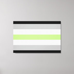 Lienzo Bandera de orgullo Agender