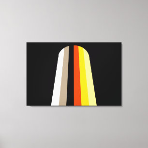Lienzo Bandera de Orgullo de Cabello Largo