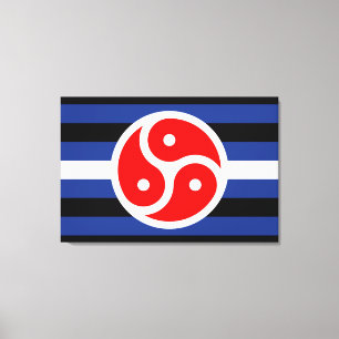 Lienzo Bandera de orgullo de cuero