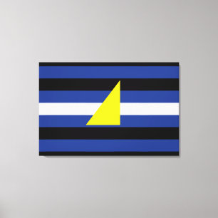 Lienzo Bandera de Orgullo de Deportes Acuáticos