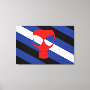 Lienzo Bandera de Orgullo de Máscara
