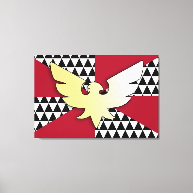 Lienzo Bandera de Orgullo Drag (Anverso)