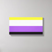 Bandera de Orgullo no binaria