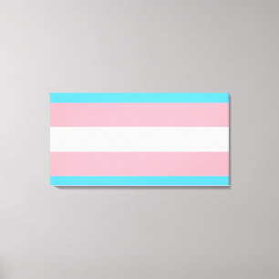 Lienzo Bandera de orgullo transgénero