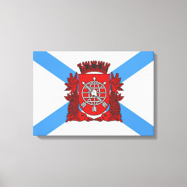 Lienzo Bandera de Río de Janeiro (Brasil)