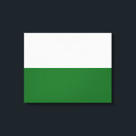 Lienzo Bandera de Sajonia (Estado alemán)<br><div class="desc">Este diseño presenta la bandera de Sajonia, un estado sin salida al mar de Alemania. Sajonia limita con los estados alemanes de Brandemburgo, Sajonia-Anhalt, Turingia y Baviera, así como con los países de Polonia y la República Checa. La capital de Sajonia es Dresden, mientras que la ciudad más grande es...</div>