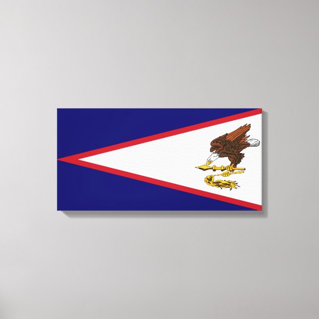 Lienzo Bandera de Samoa Americana (Anverso)