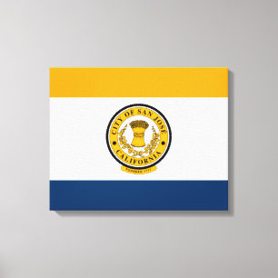 Lienzo Bandera de San José (California)